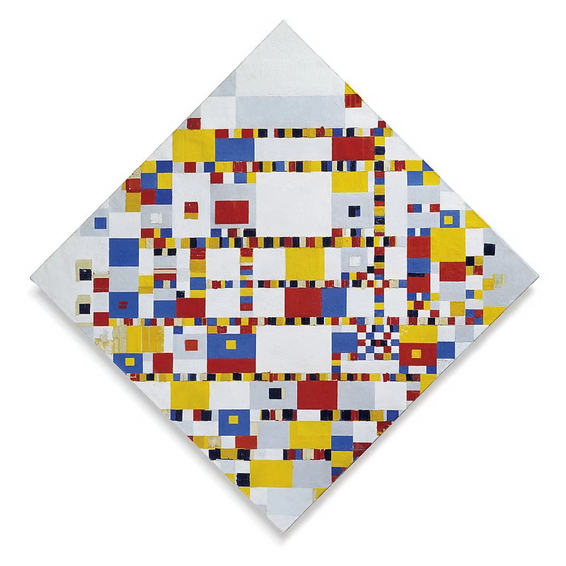 Composizione - Victory Boogie, Woogie, Gemeentemuseum Den Haag